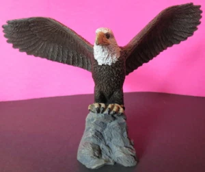 Vintage 1987 Aus-Ben Studios "Eagles" Handcrafted in Cold Cast Bronze Figur - Bild 1 von 8