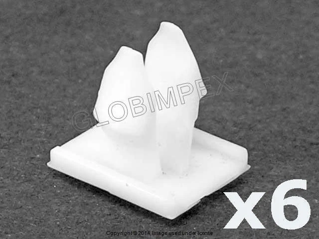 Clip de moldura para moldura exterior BMW E31 E34 E36 E38 (1992-2001) (Juego de 6) OEM Foto 1 de 1