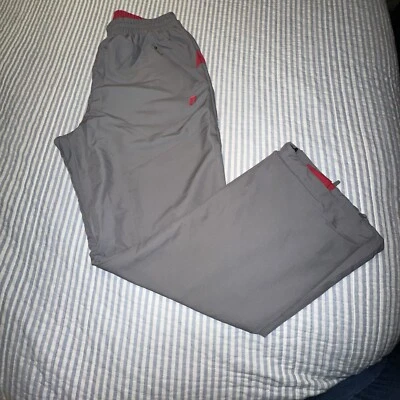 Pantalones de tenis Prince grandes grises/rosa usados en excelente estado Foto 1 de 4