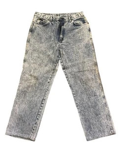 80s H.I.S vintage acid wash jeans - Picture 1 of 6