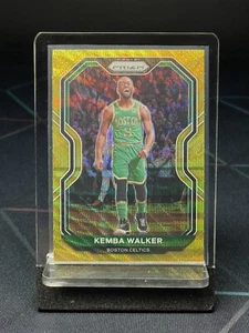 2020-21 Panini Prizm Basketball Kemba Walker Gold Wave Prizm #122 Celtics - Picture 1 of 2