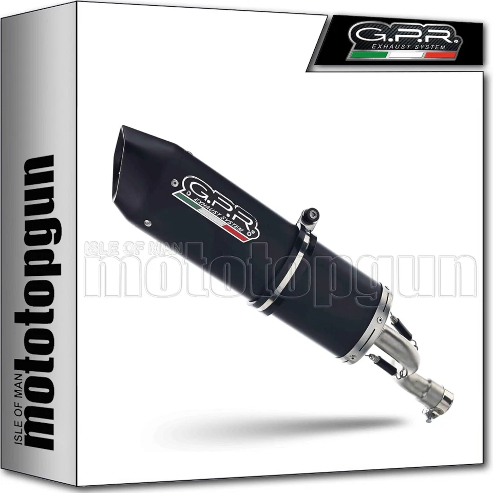 escape aluminio negro gpr para yamaha yz 400 f 1998 98 1999 99 Foto 1 de 3