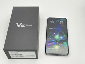 LG V50 ThinQ 5G LM-V500N (Korea) 128GB 6GB RAM Black Unlocked -NEW SEALED IN BOX - Picture 1 of 12