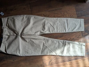 Gap Khaki Pants Womens Size 8 Beige Solid Flat Front Skinny Ankle Cotton - Picture 1 of 5