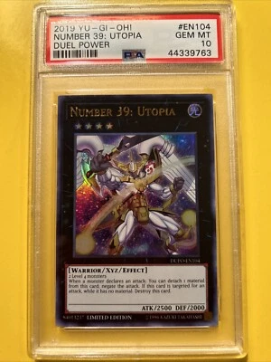 YuGiOh NUMBER 39: UTOPIA DUPO-EN104🔥PSA 10 GEM🔥LIMITED EDITION-2019 ULTRA RARE - Image 1 of 4