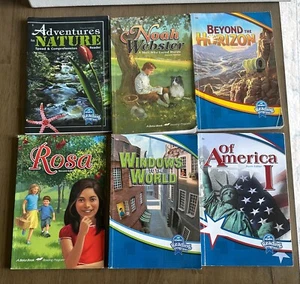 Abeka Grade 5 Reading Program Books Set of 6 - Imagen 1 de 2