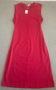 Maxi abito Free People spiaggia cotone rosso grande schiena aperta rosso Jalapeno - Foto 1 di 13