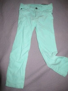 nwt Carter's seafoam green adjustable waist cord pants girls 5 free ship USA - Picture 1 of 2