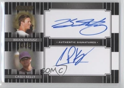 2008 Razor Signature Series Black /25 Brian Matusz Casey Kelly #DS-4 Auto - Image 1 of 2