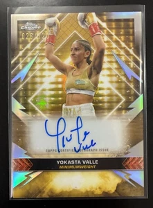 YOKASTA VALLE - 2024 Topps Chrome Boxing Championship Autograph /120 SSP AUTO - Picture 1 of 2