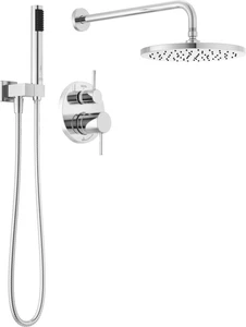 Delta 342702 Modern Round Non Shared Function Shower System - Chrome - Picture 1 of 12