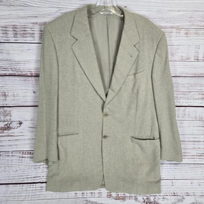Blazer Canali Para Hombres 52 Grande Beige Seda Lana Nylon Hecho en Italia Abrigo Deportivo Chaqueta Foto 1 de 4