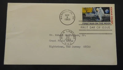 US Envelope, 10¢ First Man On The Moon, unused (5011) - Image 1 of 2