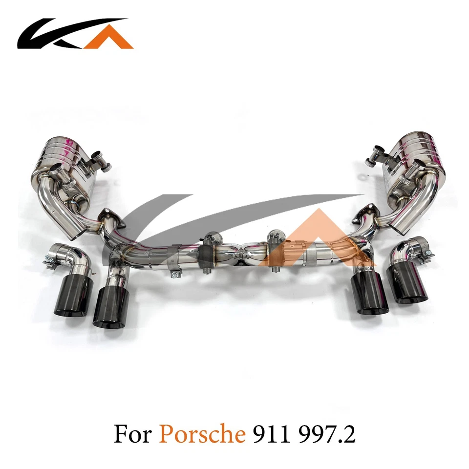 KA Exhaust Catback For Porsche 911 997.2 3.8 Steel rear section - Image 1 of 4