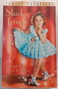 Shirley Temple 3pk VHS Gift Set New Sealed Heidi Curly Top Baby Take A Bow - Picture 1 of 4