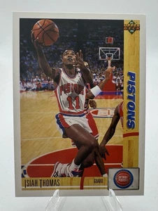 1991-92 Upper Deck Isiah Thomas #333 Detroit Pistons - Bild 1 von 2