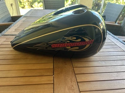Harley-Davidson Dyna Wide Glide 1996-2003 genuino tanque de combustible de gasolina Foto 1 de 4
