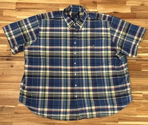 Polo Ralph Lauren Hemd Herren 4XB kariert blau bunt Button Down Pony - Bild 1 von 10