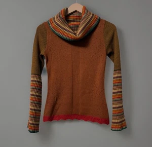 DDP Save The Queen Knit Wool Blend Sweater y2k vintage Italian Size S - Picture 1 of 10