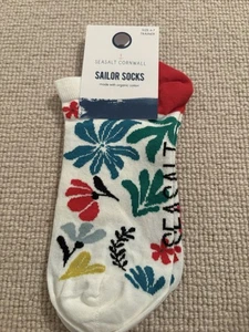 🌟Calzini da Allenatore Artistici in Cotone Biologico Sale Marino, 4-7, Nuovi🌟 - Foto 1 di 3