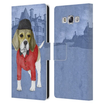 OFFICIAL BARRUF DOGS LEATHER BOOK WALLET CASE COVER FOR SAMSUNG PHONES 3 - Image 1 of 4