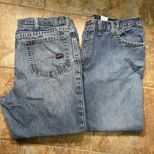Lote 2 Jeans Ariat FR M3 Para Hombre 46x30 Sueltos Rectos Azul Denim Trabajo Resistente al Fuego - Imagen 1 de 7