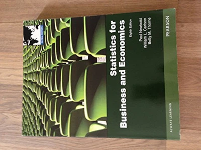 Statistics for Business and Economics: Global Edition by Thorne, Ms Betty Book - Image 1 of 2