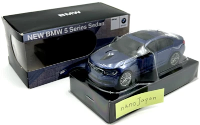 BMW 5 Series Sedan Mini car Blue Wireless Computer Mouse model Dealer Promo - Image 1 of 4