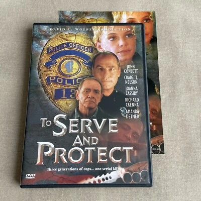 To Serve and Protect (DVD 1999 Complete Miniseries + Guide) Cops Craig T. Nelson Foto 1 de 4