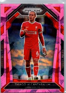2020-21 Panini Prizm Premier League Pink Cracked Ice #245 Thiago Alcantara - Picture 1 of 2