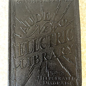 Vintage Audel's New Electric Library Vol IV 4 Graham 1947 Black Leather Cover - Picture 1 of 10