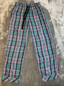 Victoria's Secret Green, Pink & Black Plaid Pajama Lounge Pants Size XS - Picture 1 of 3