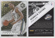 2015-16 Panini Limited Spotlight Silver /49 Derrick Favors #12