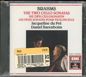 Brahms Cellosonaten Du Pre Barenboim EMI 1989 NEU & VERSIEGELT - Bild 1 von 2