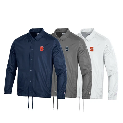Syracuse Orange NCAA Men's Champion Classic Coaches Jacket Collection Cover