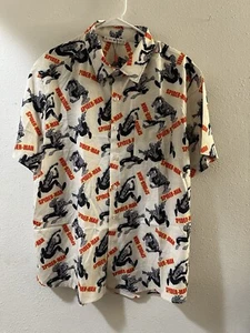 Marvel Spiderman Button Front Shirt , Size XXL Zaful NWT - Picture 1 of 11