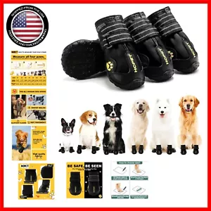 Reflective Strap Dog Booties – Size 2, Perfect for Indoor and Outdoor Adventures - Picture 1 of 9