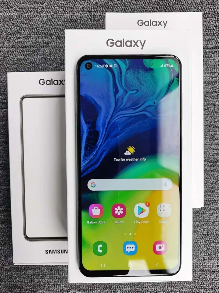Samsung Galaxy A60 (SM-A6060) 64GB/128GB Unlocked 4G Good Condition Smartphone - Image 1 of 4