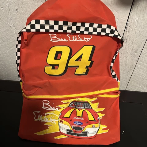 Bill Elliott #94 Ford'/ Coca-Cola/NASCAR 1997 VINYL BACKPACK Cover