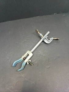 Labasco Two-Prong Single Adjustable Extension Lab Clamp w/ 90° Clamp Rubber Grip - Picture 1 of 8