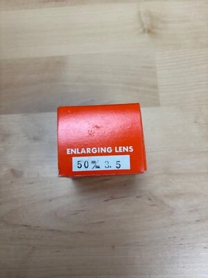 Lente de ampliación OMEGARON 50 mm f/3,5 - NOS - Rosca de tornillo de 39 mm - Nuevo stock antiguo Foto 1 de 4