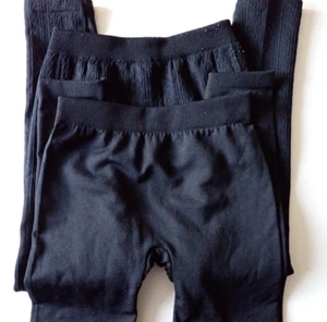 Girls Leggings Pink Rose Size Large 14 Black Epic Threads XL Cable Knit - Picture 1 of 17