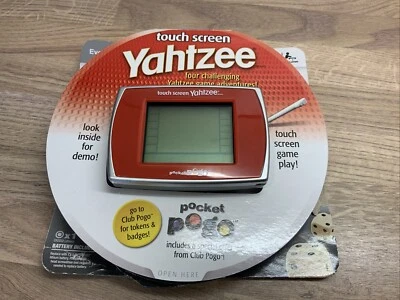 2009 Yahtzee POGO Touchscreen Handheld Hasbro Packaging Complete Tested Rare VGC - Image 1 of 4