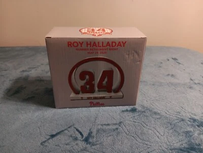 Phillies Roy Halladay SGA Number 34 Retirement Night May 29, 2020 New in Box! - Image 1 of 4