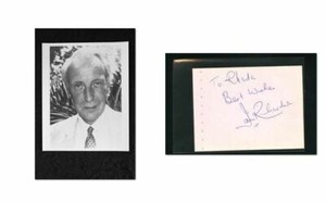 Ian Richardson - Signed Autograph and Headshot Photo set - Brazil