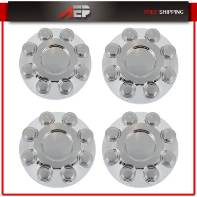 4 Pcs Wheel Hub Center Caps For Dodge Ram 2500 3500 2003-2008 2009 2010 Chrome - Image 1 of 4