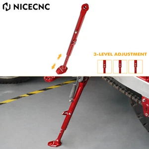 For Honda XR650L 1993-2025 CNC Adjustable Side Support Stand Lowering Kickstand - Foto 1 di 9