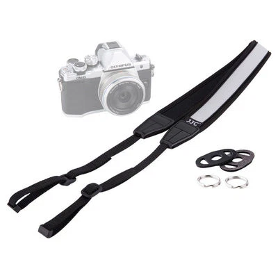 JJC Adjustable Camera Neck Strap for Olympus OM-D E-M5 M1 M10 II PEN-F E-PL7 PL6 - Image 1 of 4
