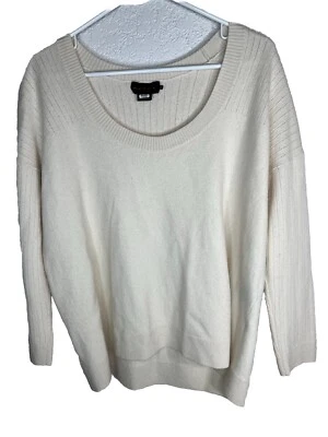 Hatch Maternity Knit Sweater Pullover Merino Wool & Cashmere Cream Color 6-8 E1 - Image 1 of 4