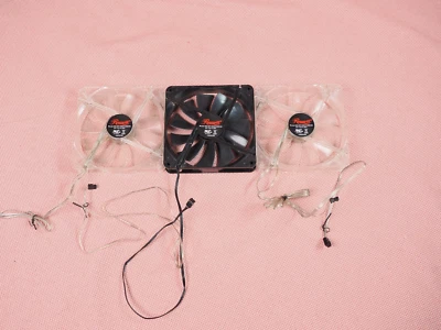 Three Rosewill 140mm Computer PC Case Fan 3 Pin DF1402512SEHN Three Fans - Image 1 of 4